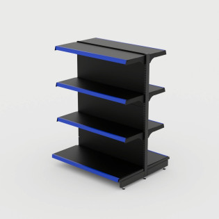 Gôndola de Centro Continuação 1,32m - Preto 